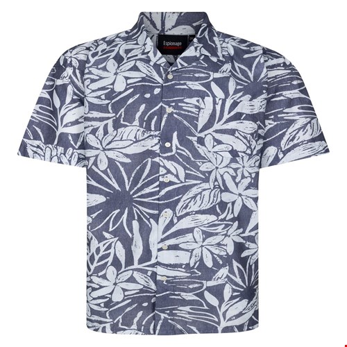 Espionage Leaf Print Shirt